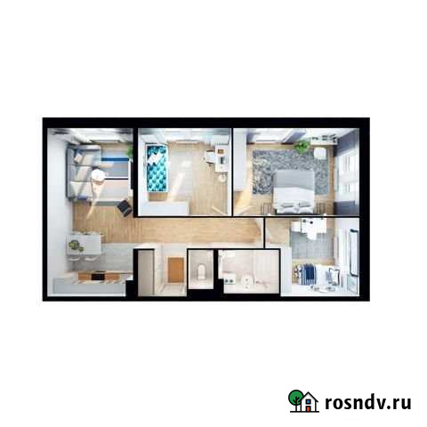 3-комнатная квартира, 78.6 м², 23/25 эт. на продажу в Котельниках Котельники - изображение 1