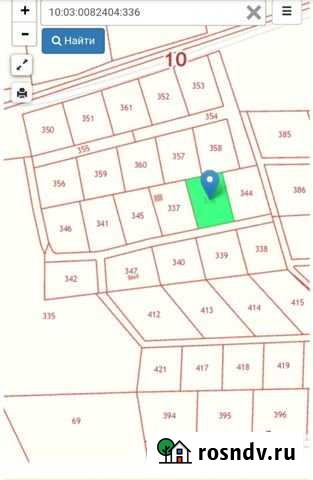 Участок СНТ, ДНП 10 сот. на продажу в Кондопоге Кондопога - изображение 1