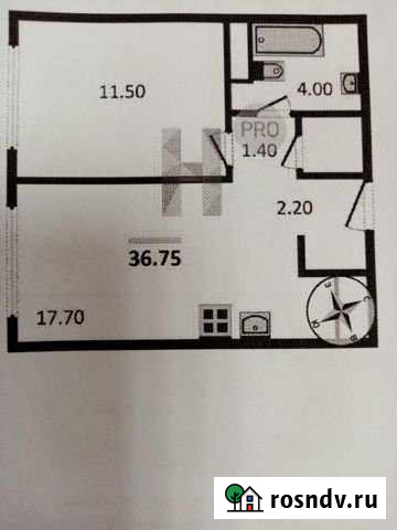 1-комнатная квартира, 37 м², 9/10 эт. на продажу в Видном Видное - изображение 1