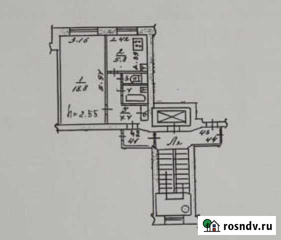 1-комнатная квартира, 32.4 м², 2/9 эт. на продажу в Королеве Королев - изображение 1