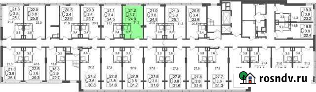 Квартира-студия, 24.9 м², 7/17 эт. на продажу в Королеве Королев - изображение 1