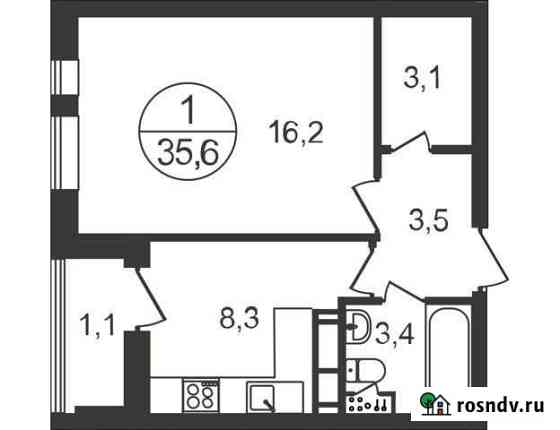 1-комнатная квартира, 35.6 м², 17/17 эт. на продажу в Балашихе Балашиха