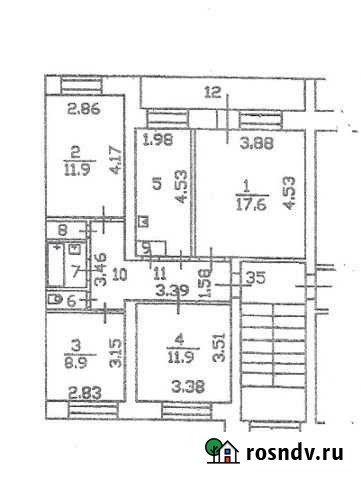 4-комнатная квартира, 73.9 м², 4/5 эт. на продажу в Тюмени Тюмень - изображение 1