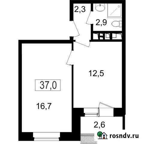 2-комнатная квартира, 34.4 м², 6/7 эт. на продажу в Мытищах Мытищи