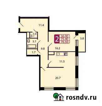 2-комнатная квартира, 79 м², 8/25 эт. на продажу в Реутове Реутов