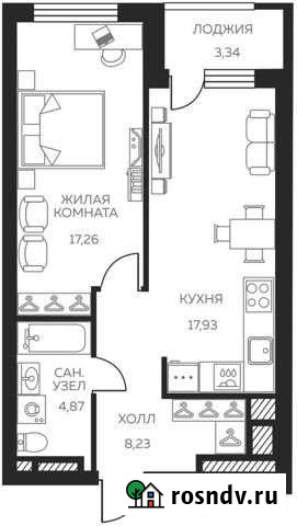 2-комнатная квартира, 50 м², 8/29 эт. на продажу в Екатеринбурге Екатеринбург - изображение 1
