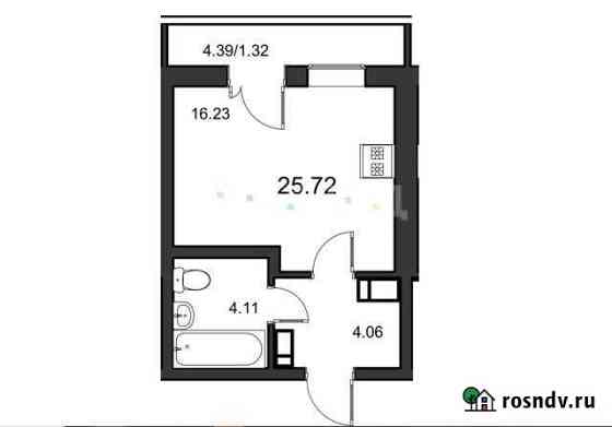 Квартира-студия, 25.7 м², 5/13 эт. на продажу в Мурино Мурино