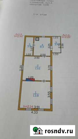 Дом 43 м² на участке 16 сот. на продажу в Новомалороссийской Новомалороссийская - изображение 1