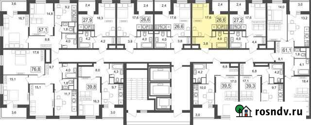 Квартира-студия, 26.6 м², 19/25 эт. на продажу в Москве Москва - изображение 1