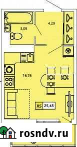 Квартира-студия, 25.3 м², 10/11 эт. на продажу в Санкт-Петербурге Санкт-Петербург - изображение 1
