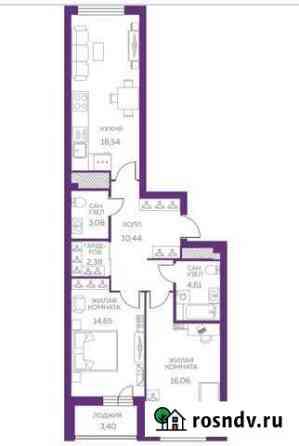 2-комнатная квартира, 70 м², 3/29 эт. на продажу в Екатеринбурге Екатеринбург