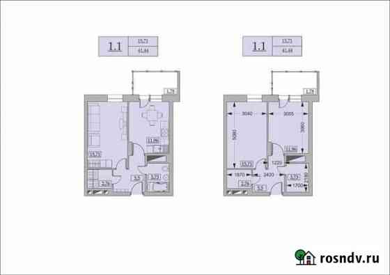 1-комнатная квартира, 41.4 м², 18/19 эт. на продажу в Столбище Столбище