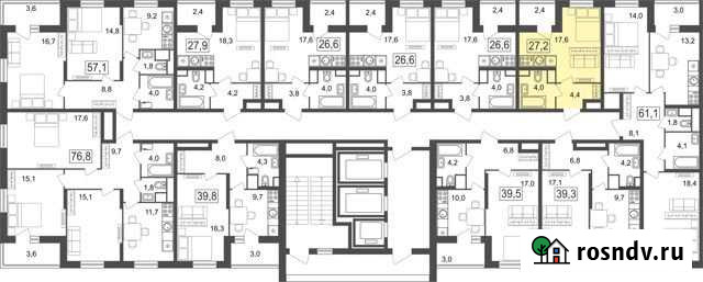 Квартира-студия, 27.2 м², 20/25 эт. на продажу в Москве Москва - изображение 1