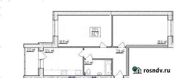 2-комнатная квартира, 66.7 м², 3/3 эт. на продажу в Муроме Муром