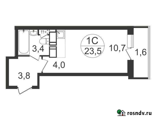 1-комнатная квартира, 23.5 м², 7/22 эт. на продажу в Балашихе Балашиха - изображение 1