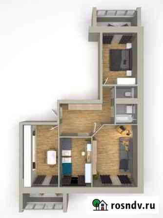 3-комнатная квартира, 77.9 м², 5/5 эт. на продажу в Высокой Горе Высокая Гора