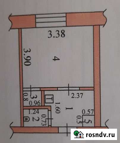 1-комнатная квартира, 18 м², 5/5 эт. на продажу в Котовске Котовск - изображение 1