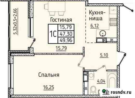 1-комнатная квартира, 50 м², 3/19 эт. на продажу в Новороссийске Новороссийск