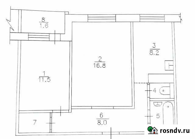 2-комнатная квартира, 50 м², 4/9 эт. на продажу в Сосновоборске Красноярского края Сосновоборск - изображение 1