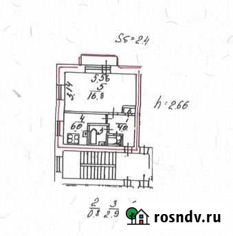 1-комнатная квартира, 31.1 м², 4/4 эт. на продажу в Пушкине Пушкин - изображение 1