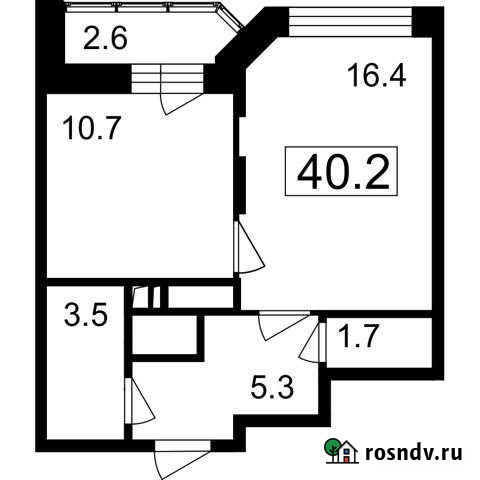 1-комнатная квартира, 37.6 м², 7/7 эт. на продажу в Мытищах Мытищи - изображение 1
