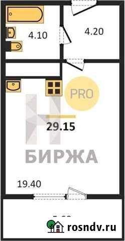 Квартира-студия, 29.2 м², 7/17 эт. на продажу в Санкт-Петербурге Санкт-Петербург - изображение 1