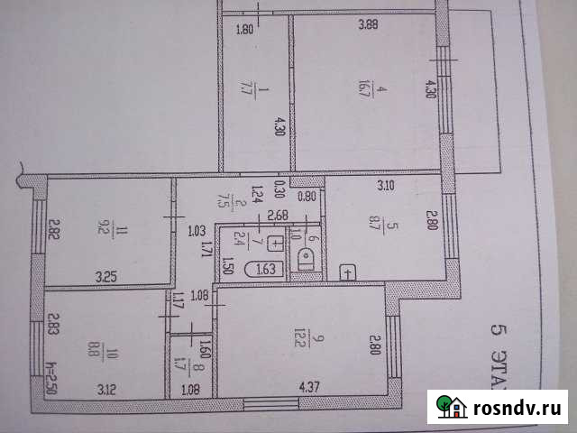 4-комнатная квартира, 75 м², 5/5 эт. на продажу в Барнауле Барнаул - изображение 1
