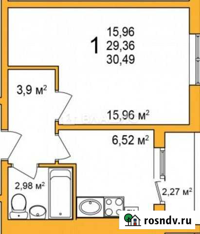 1-комнатная квартира, 30.6 м², 2/4 эт. на продажу во Владимире Владимир - изображение 1