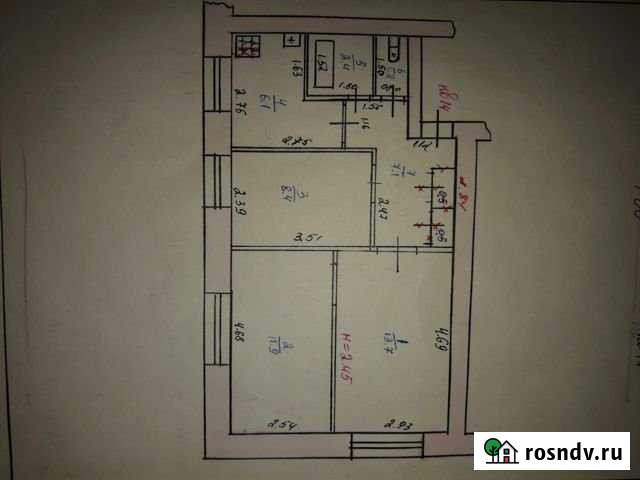 3-комнатная квартира, 50.8 м², 2/2 эт. на продажу в Шадринске Шадринск - изображение 1