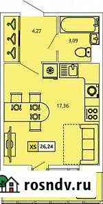 Квартира-студия, 26.2 м², 1/11 эт. на продажу в Санкт-Петербурге Санкт-Петербург