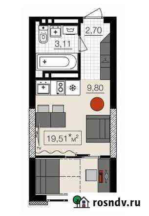 Квартира-студия, 20 м², 14/18 эт. на продажу в Барнауле Барнаул