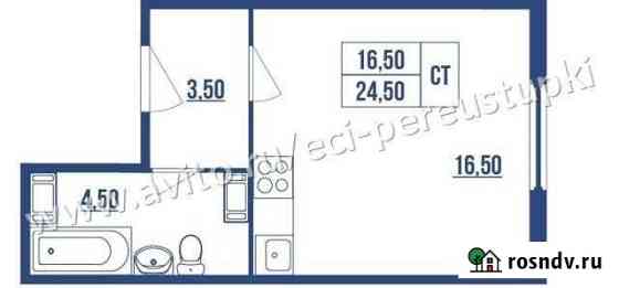 Квартира-студия, 24.5 м², 2/19 эт. на продажу в Санкт-Петербурге Санкт-Петербург