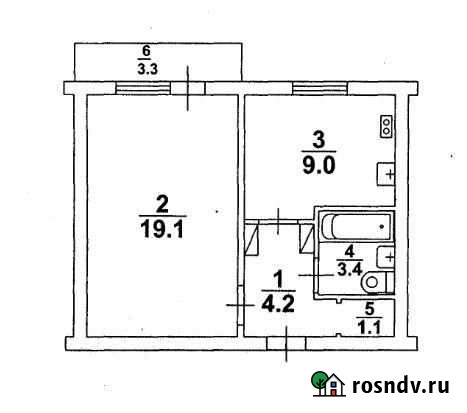 1-комнатная квартира, 36.8 м², 2/9 эт. на продажу в Приволжском Саратовской области Приволжский - изображение 1
