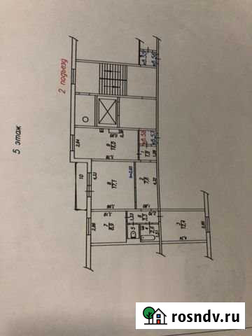 3-комнатная квартира, 70.9 м², 5/10 эт. на продажу в Красноярске Красноярск - изображение 1