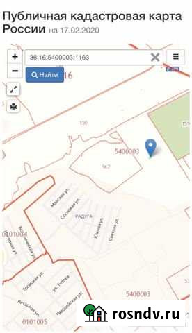 Участок ИЖС 10 сот. на продажу в Новой Усмани Новая Усмань - изображение 1