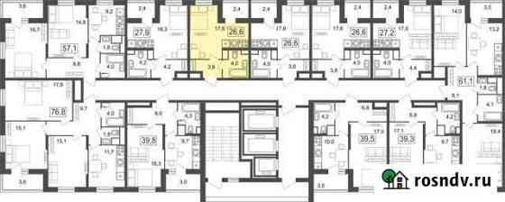 Квартира-студия, 26.6 м², 21/25 эт. на продажу в Москве Москва