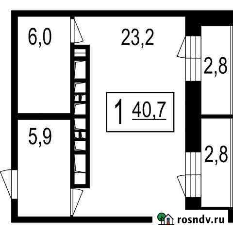 1-комнатная квартира, 35.1 м², 7/7 эт. на продажу в Мытищах Мытищи