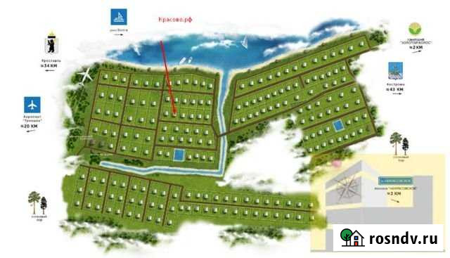Участок СНТ, ДНП 18 сот. на продажу в Некрасовском Ярославской области Некрасовское - изображение 1