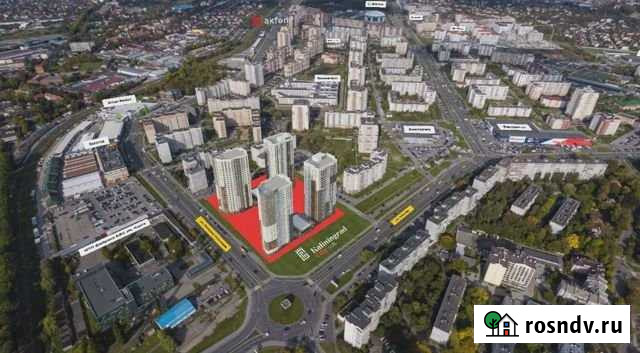 1-комнатная квартира, 42.4 м², 2/25 эт. на продажу в Калининграде Калининград - изображение 1