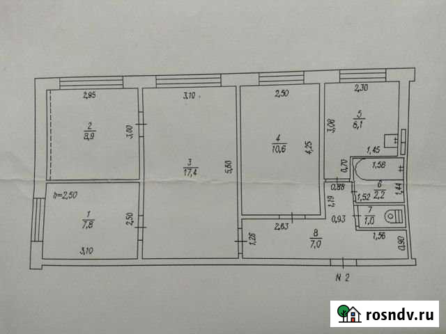 4-комнатная квартира, 61 м², 1/5 эт. на продажу в Белово Белово - изображение 1