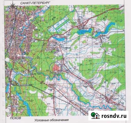 Участок СНТ, ДНП 1800 сот. на продажу на Лугах Луга - изображение 1