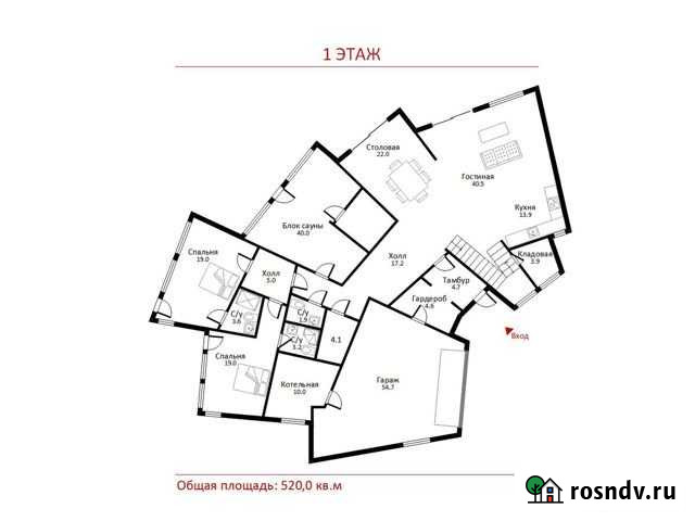 Дом 520 м² на участке 17 сот. на продажу в Апрелевке Апрелевка - изображение 1