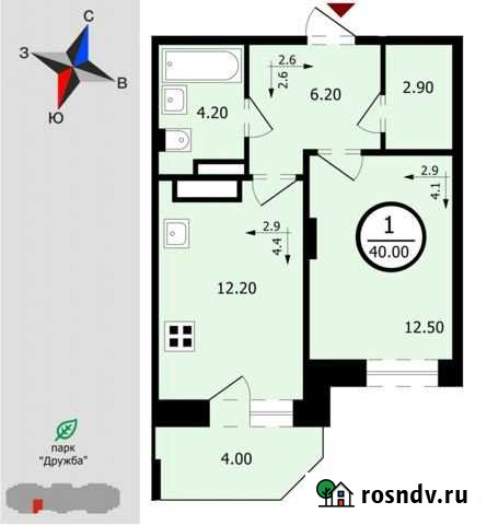 1-комнатная квартира, 40 м², 7/12 эт. на продажу во Владимире Владимир - изображение 1
