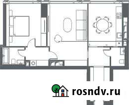 2-комнатная квартира, 75.2 м², 38/65 эт. на продажу в Москве Москва - изображение 1