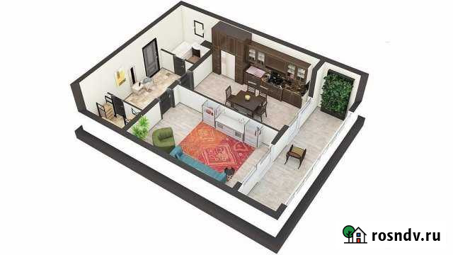 1-комнатная квартира, 56 м², 11/14 эт. на продажу в Каспийске Каспийск - изображение 1