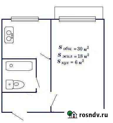 1-комнатная квартира, 31 м², 5/5 эт. на продажу в Челябинске Челябинск