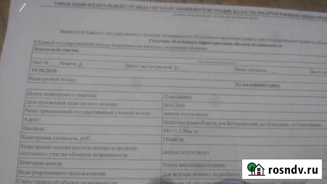 Участок ИЖС 4 сот. на продажу в Бутурлино Бутурлино - изображение 1