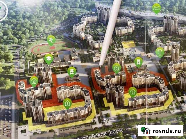 1-комнатная квартира, 40 м², 8/16 эт. на продажу в Мирном Мирное - изображение 1