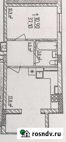 1-комнатная квартира, 38 м², 2/3 эт. на продажу в Новороссийске Новороссийск - изображение 1