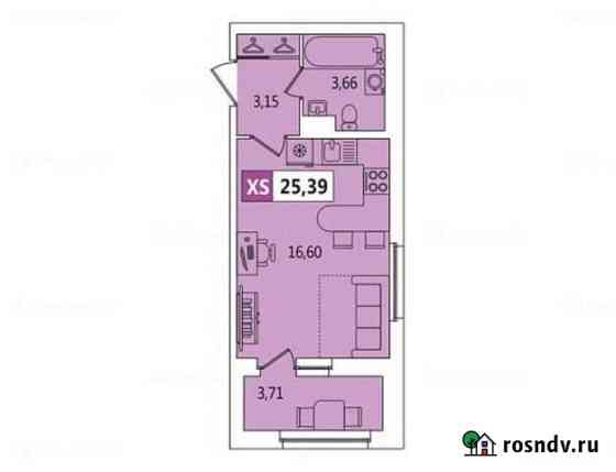 Квартира-студия, 27.4 м², 7/13 эт. на продажу в Санкт-Петербурге Санкт-Петербург